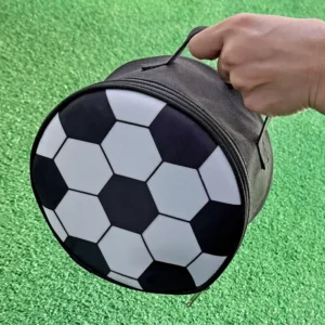 Bolso redondo en forma de pelota de futbol